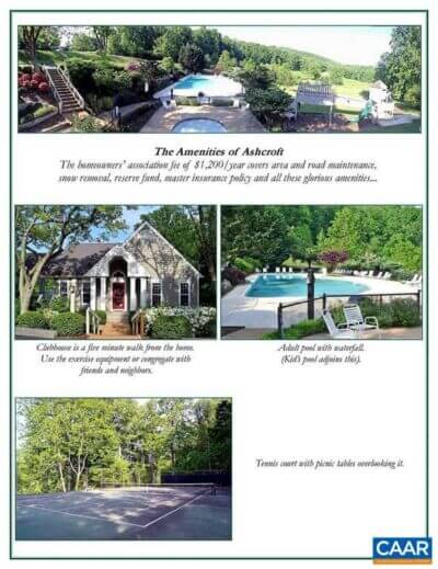 Ashcroft Charlottesville VA homes for sale
